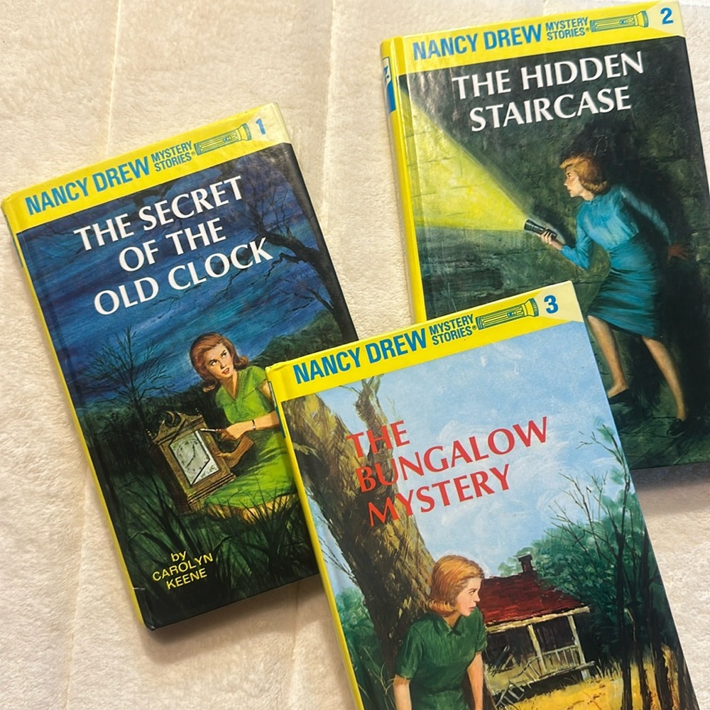 Nancy Drew hardback, 1996 edition set of 3